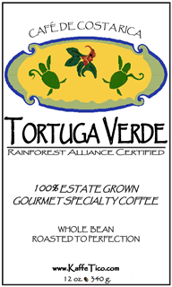 Tortuga Verde Gourmet Estate Coffee